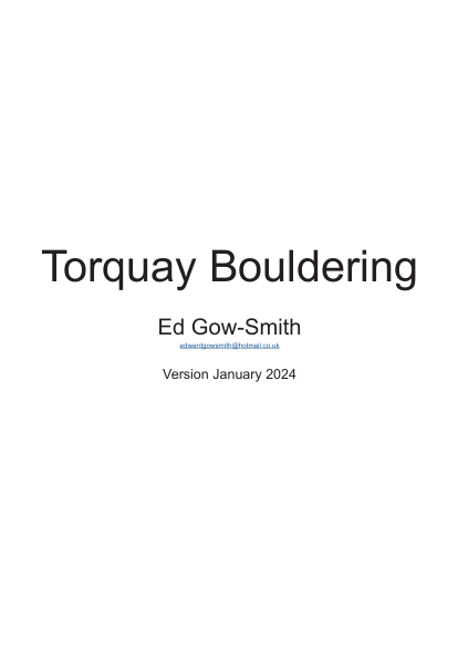 Torquay Bouldering thumbnail